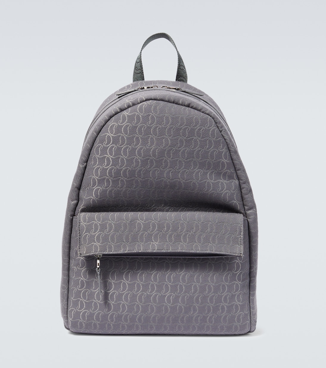 Zip N Flap logo jacquard backpack | Christian Louboutin