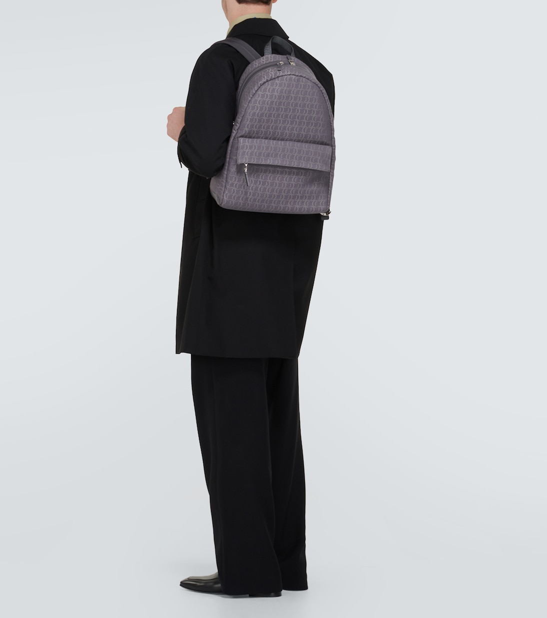 Zip N Flap logo jacquard backpack | Christian Louboutin