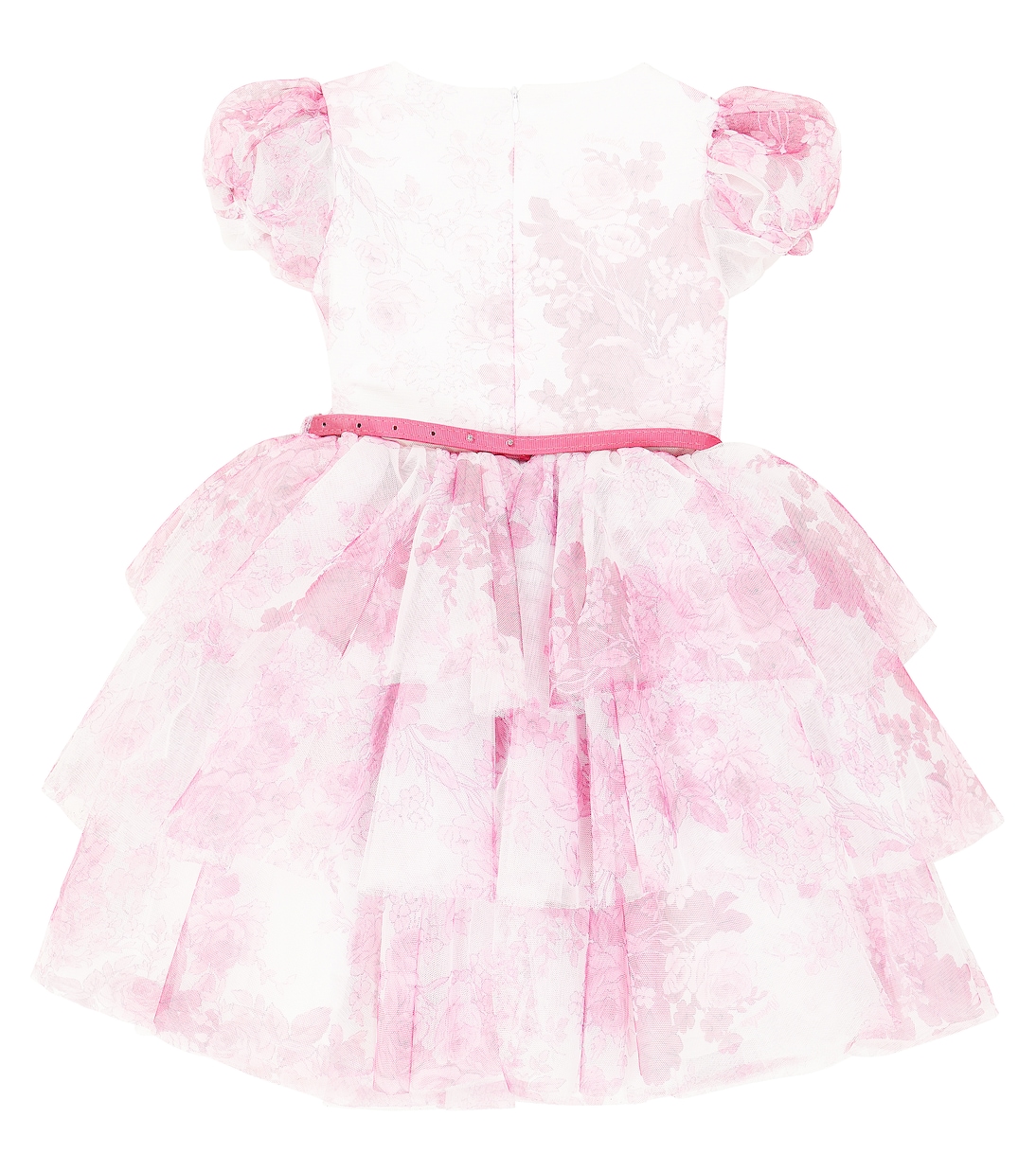 Verziertes Kleid aus Tüll | Monnalisa