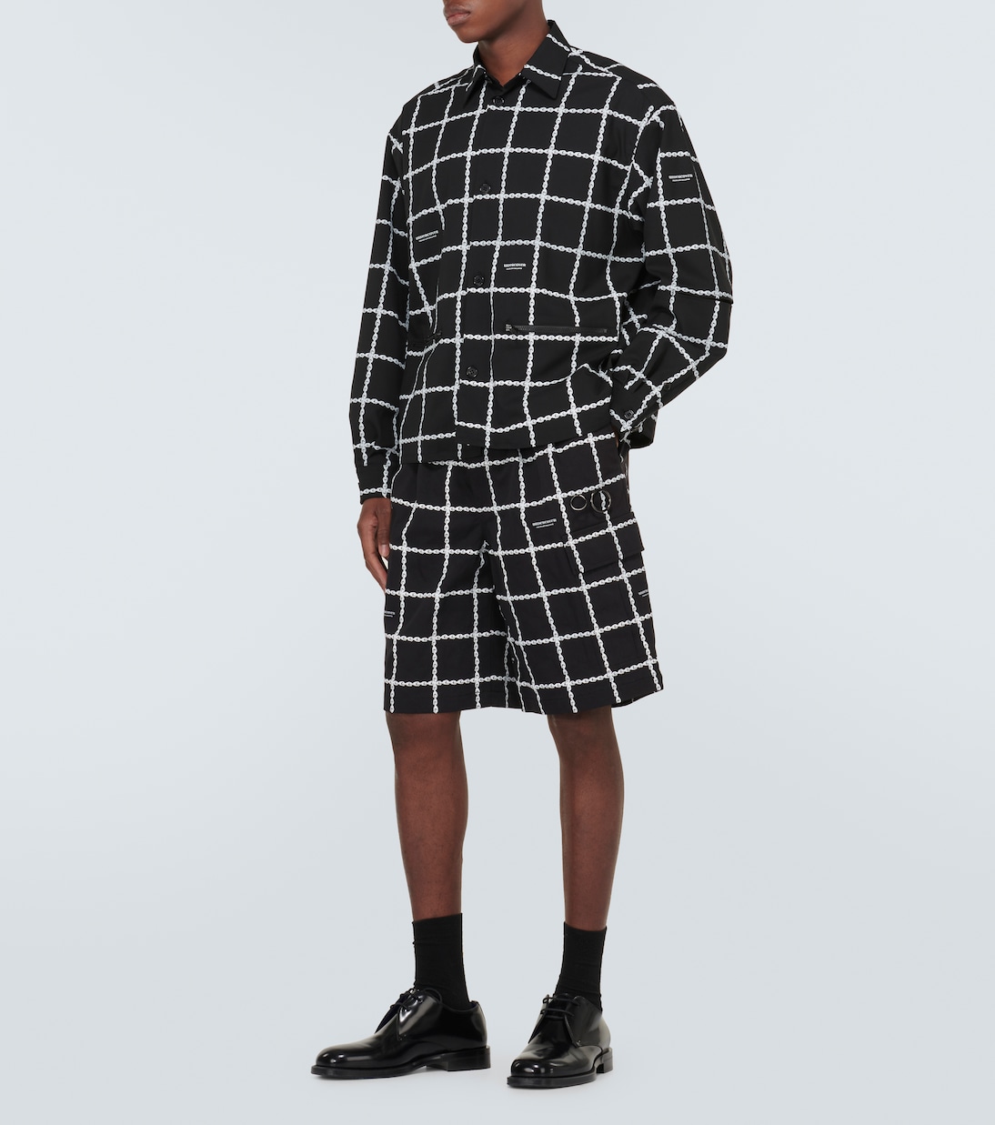 Printed technical shorts | Undercover