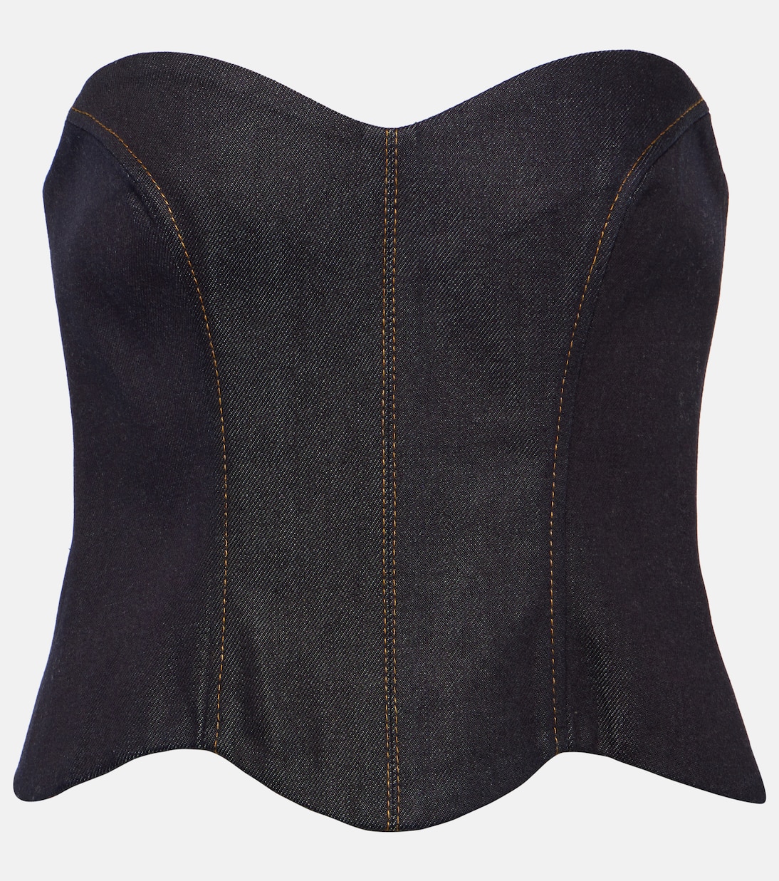Top bustier Hyn en jean | Aya Muse