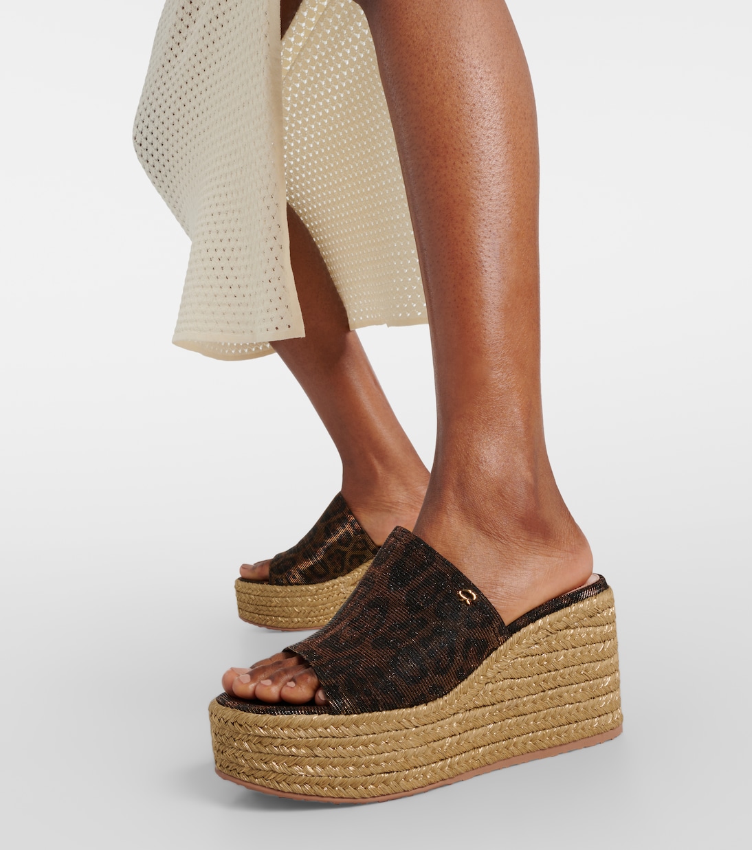 Mules con cuña estampados | Gianvito Rossi