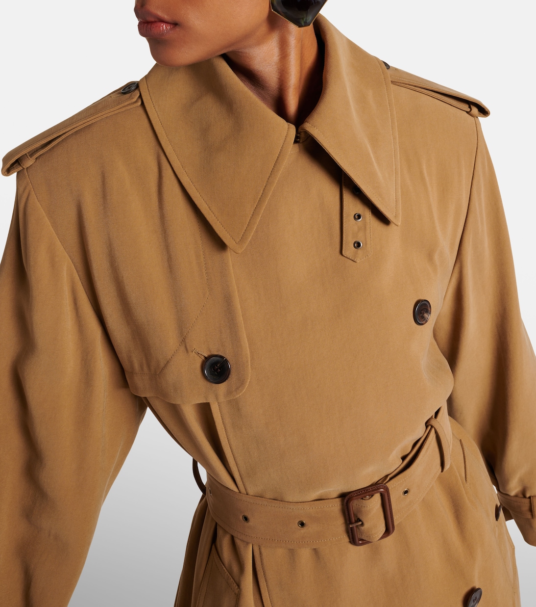 Trench in twill | Saint Laurent