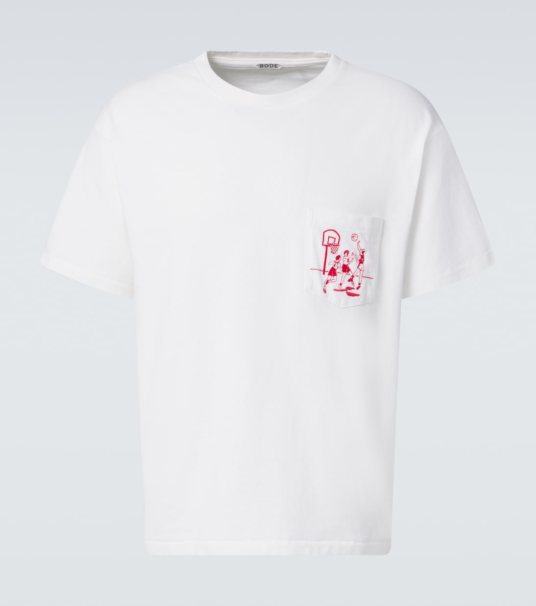 Camiseta Hoop de algodón bordada | Bode