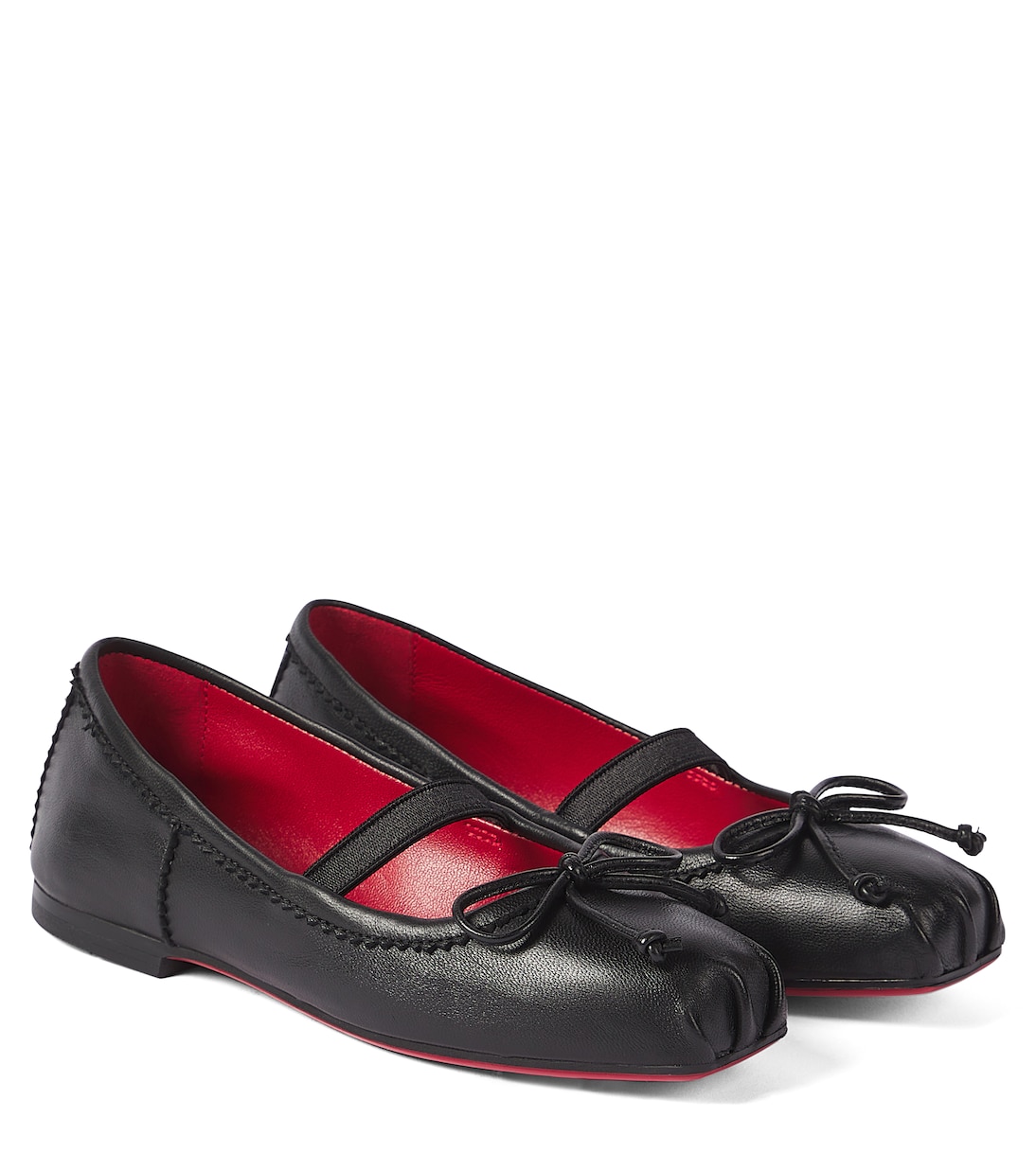 Baballet leather ballet flats | Christian Louboutin Kids