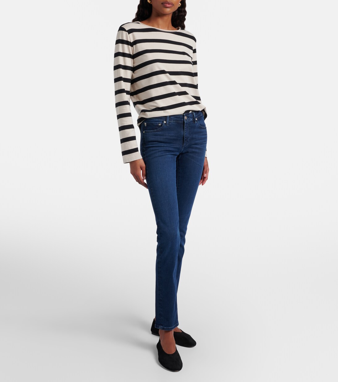 Prima high-rise skinny jeans | AG Jeans