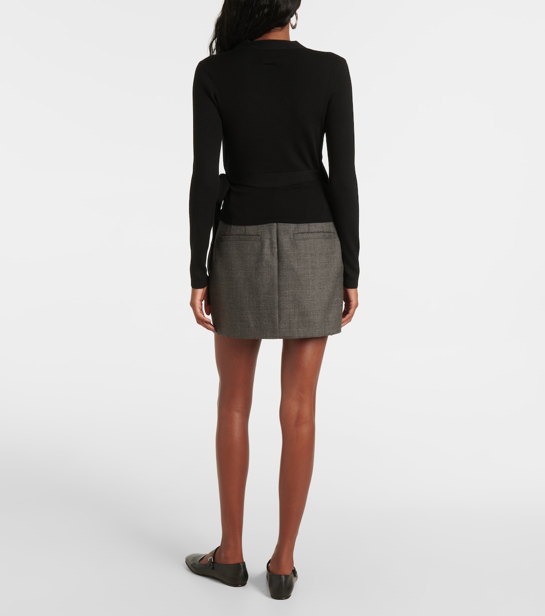 Wool wrap top | Jardin des Orangers
