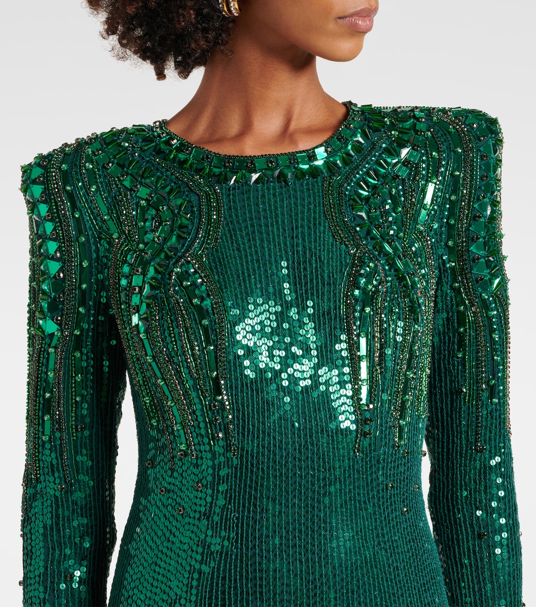 Abito lungo Paloma con paillettes | Jenny Packham