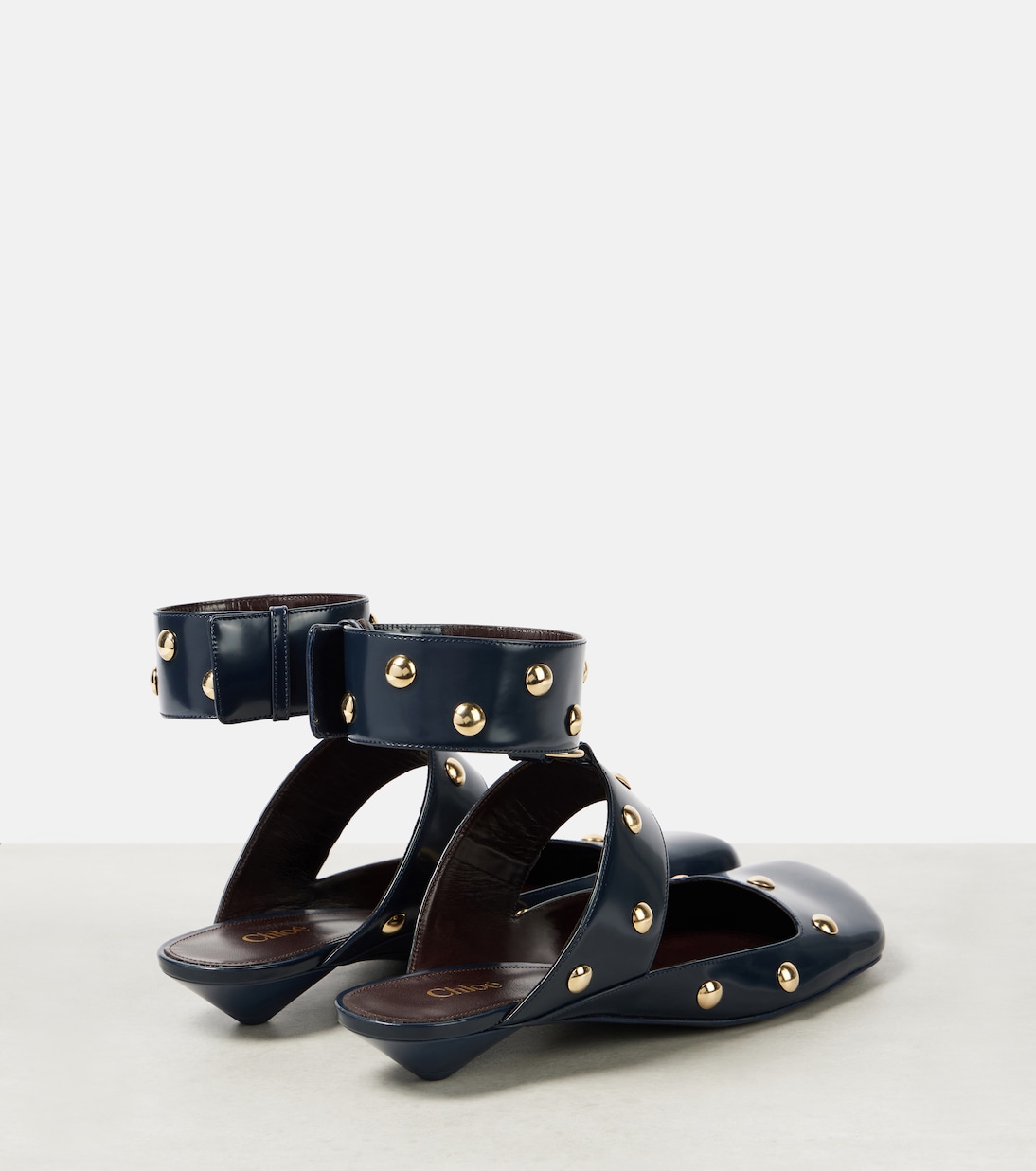Verzierte Mules Jade aus Leder | Chloé