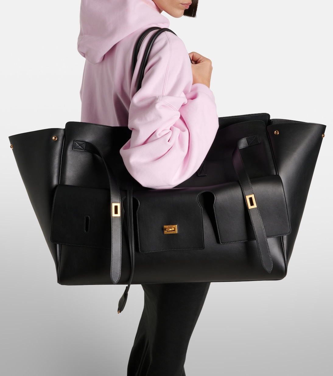 Sac Bel Air XL en cuir | Balenciaga