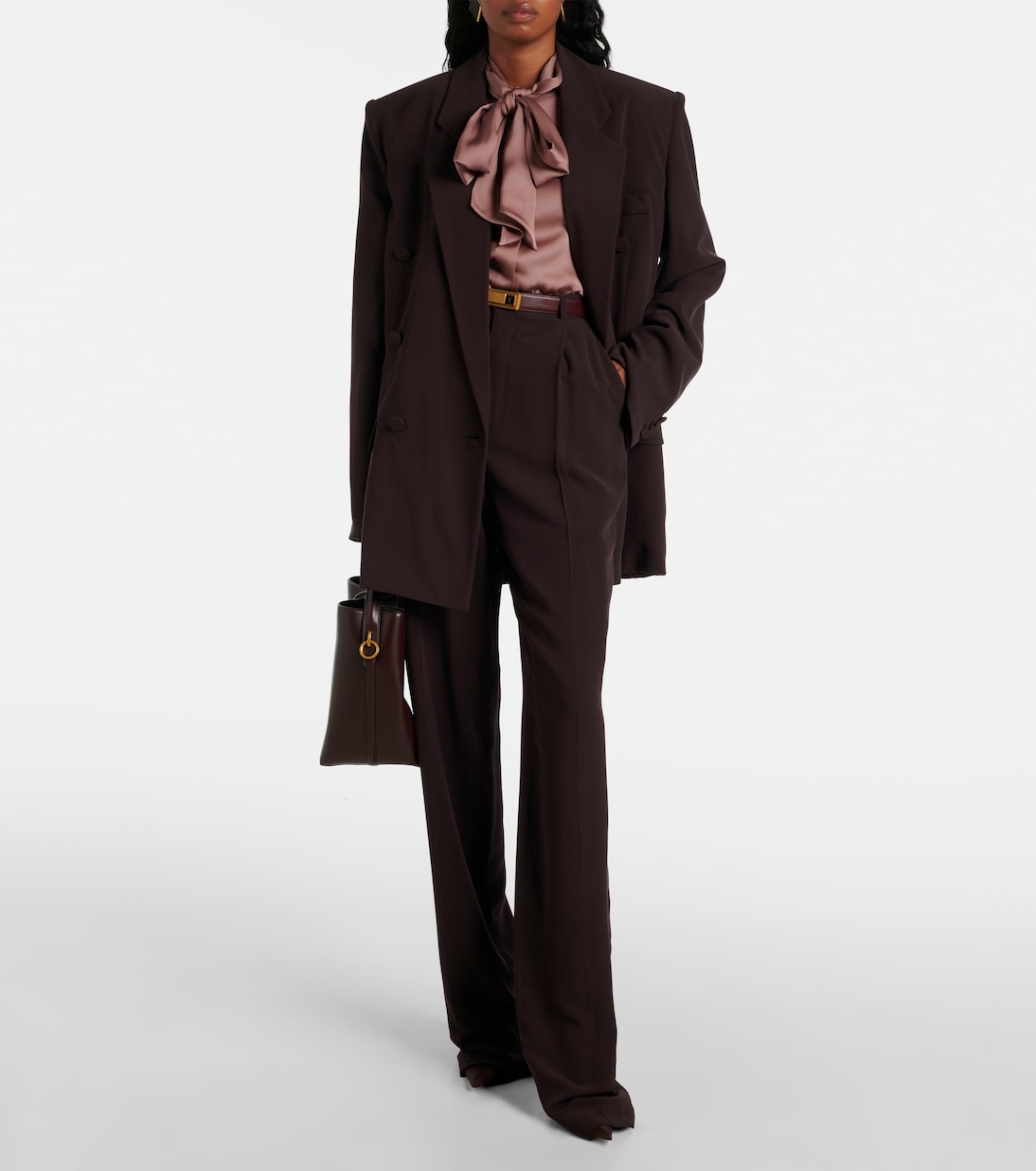 Blusa in charmeuse di seta | Saint Laurent