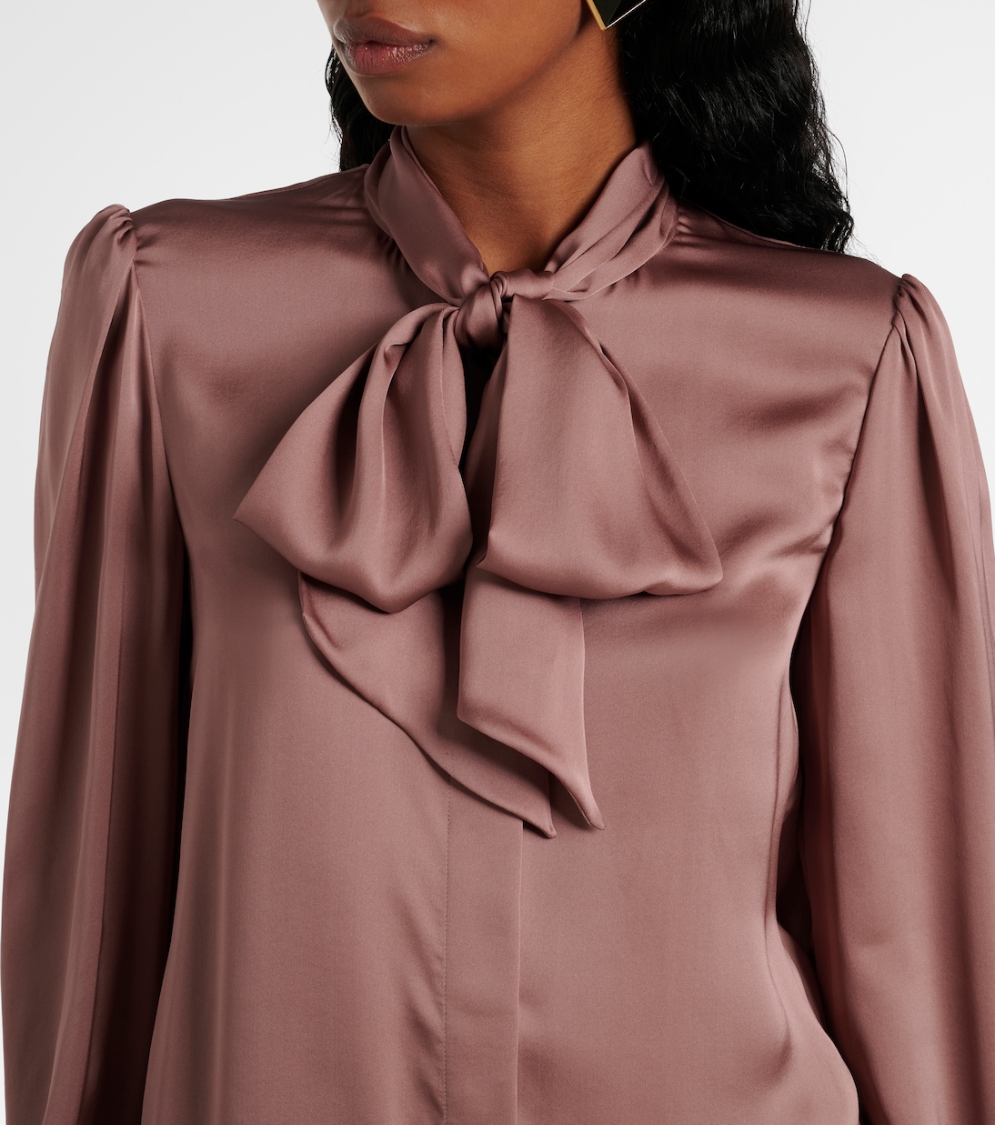 Blusa in charmeuse di seta | Saint Laurent
