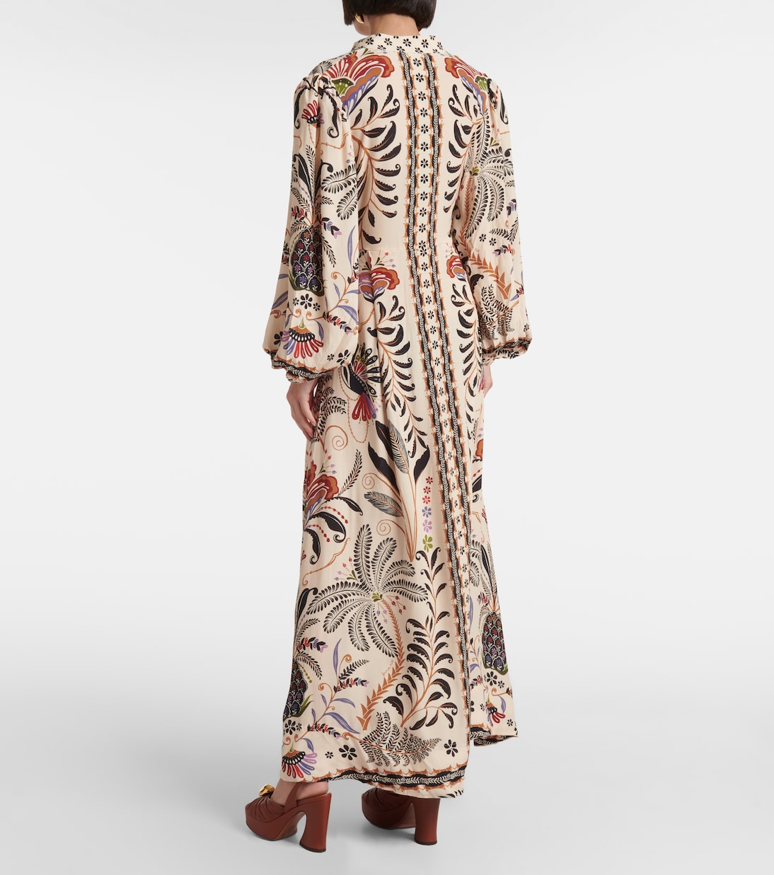 Bedrucktes Maxikleid Classic Nature | Farm Rio