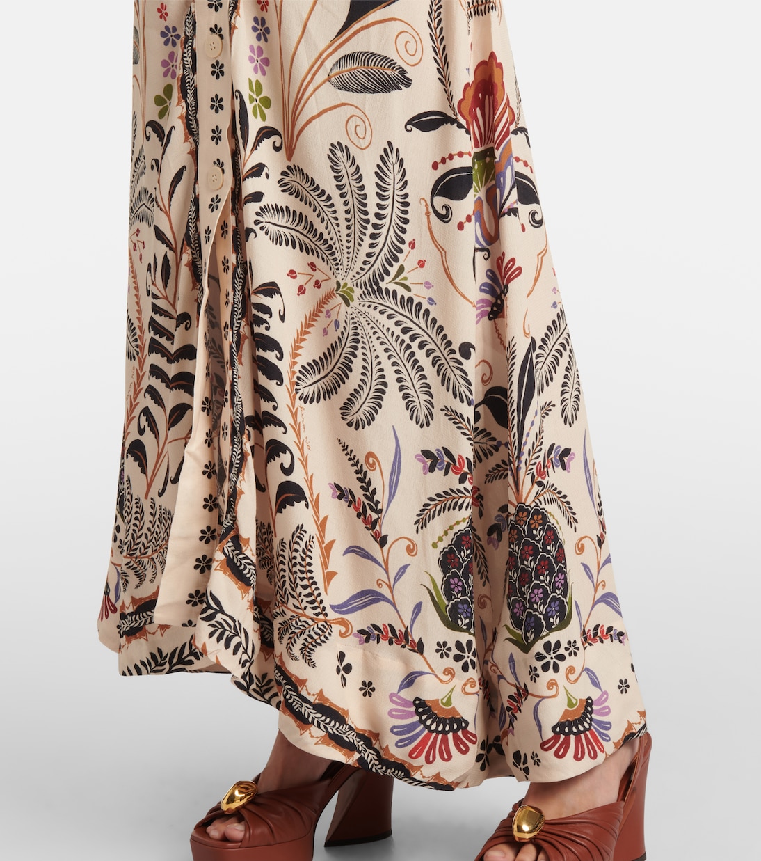 Bedrucktes Maxikleid Classic Nature | Farm Rio