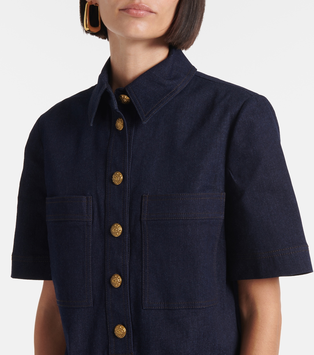 Minikleid Koulis aus Denim | Veronica Beard
