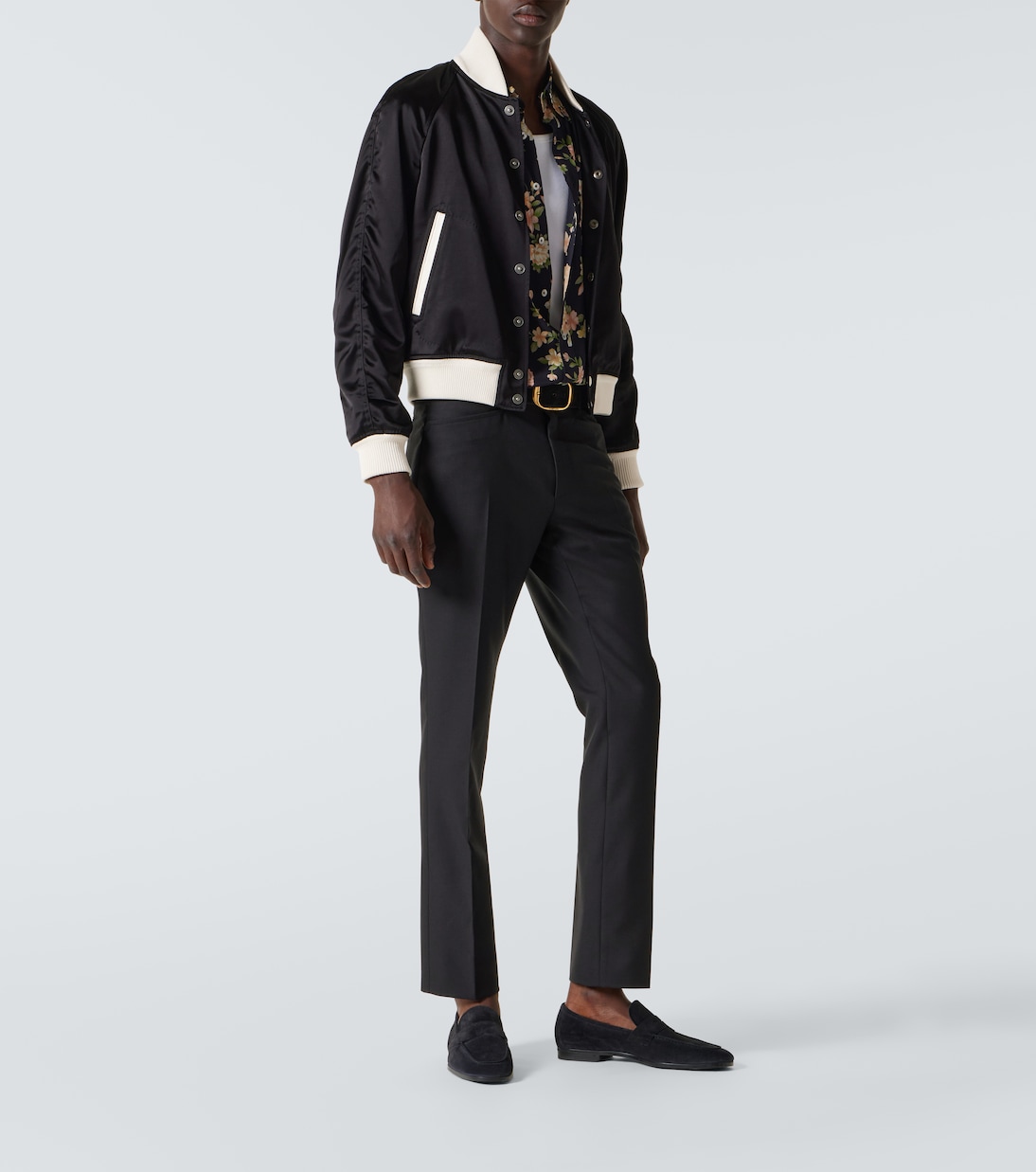 Giacca blouson in raso | Tom Ford
