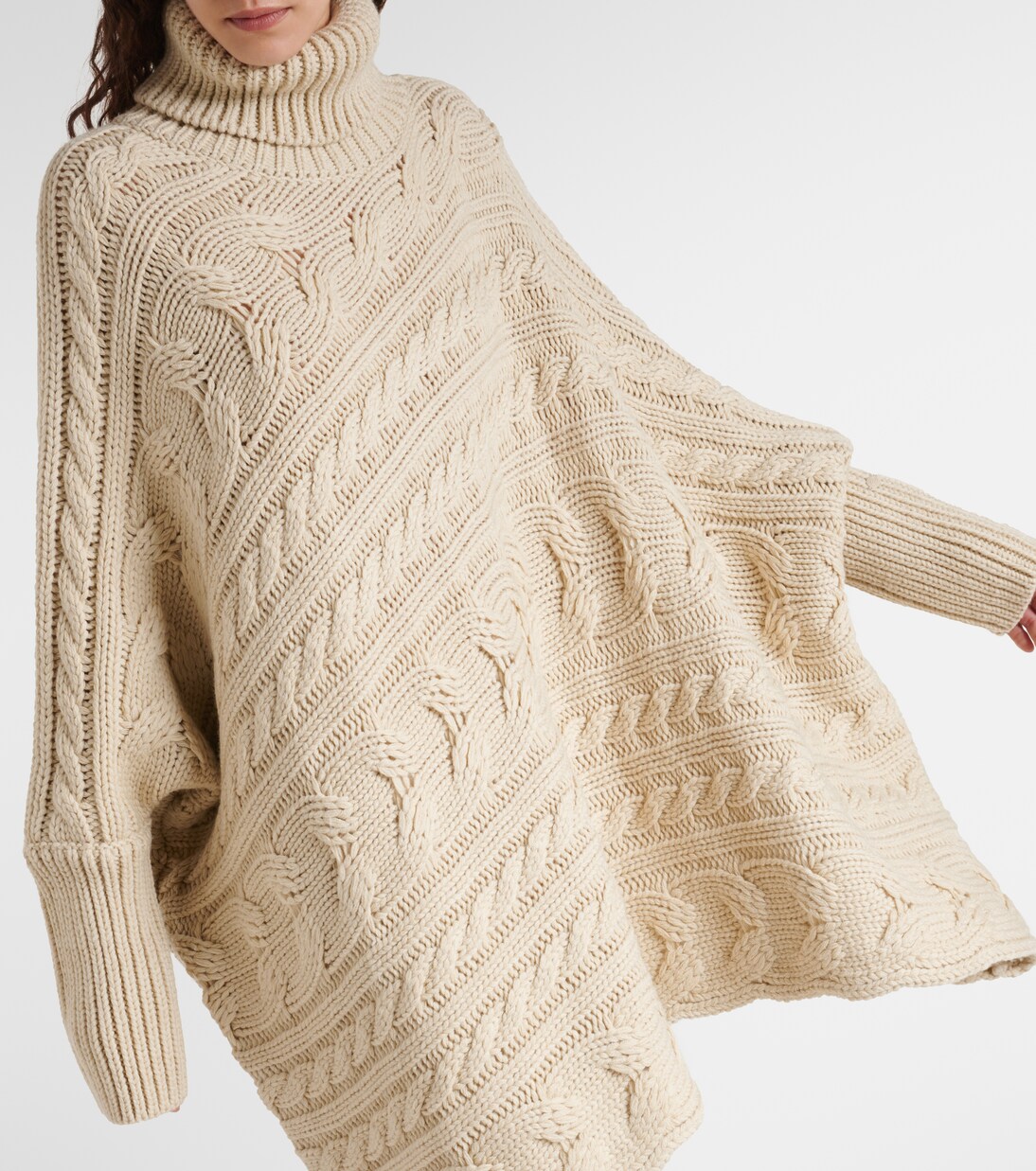 Pull oversize Twist en laine mélangée | Goldbergh