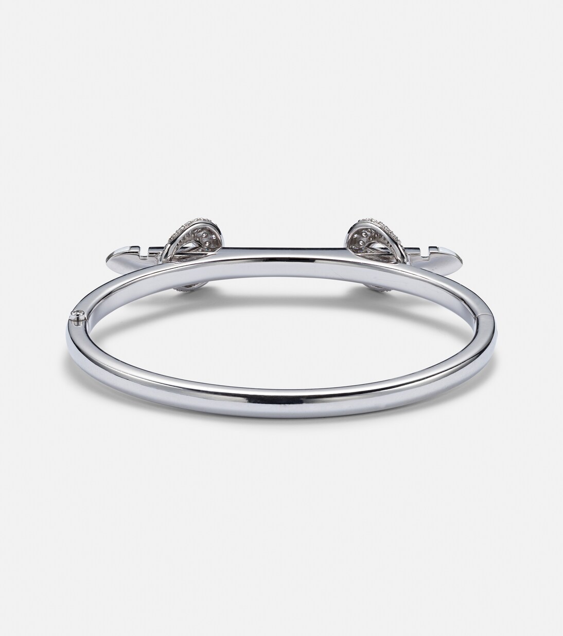 Bracciale Chakra Icon in oro bianco 18kt con diamanti e quarzi | Ananya
