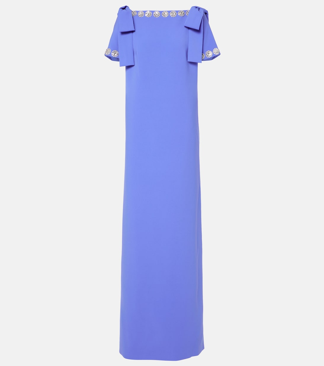 Bestickte Robe aus Crêpe | Carolina Herrera