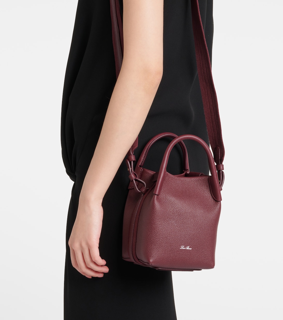 Bale Mini leather shoulder bag | Loro Piana