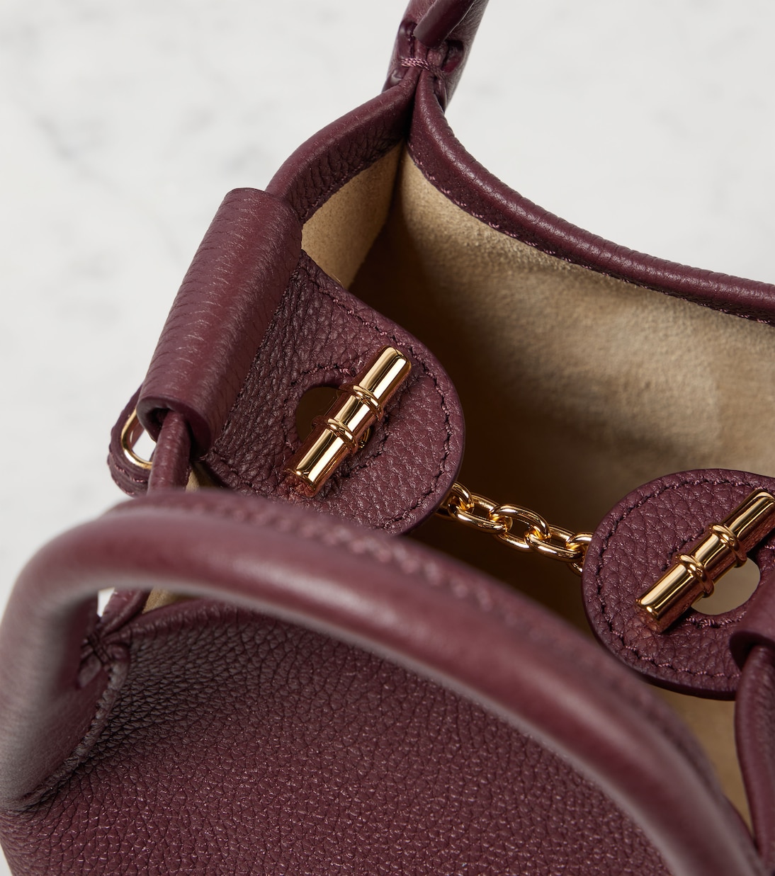 Bale Mini leather shoulder bag | Loro Piana