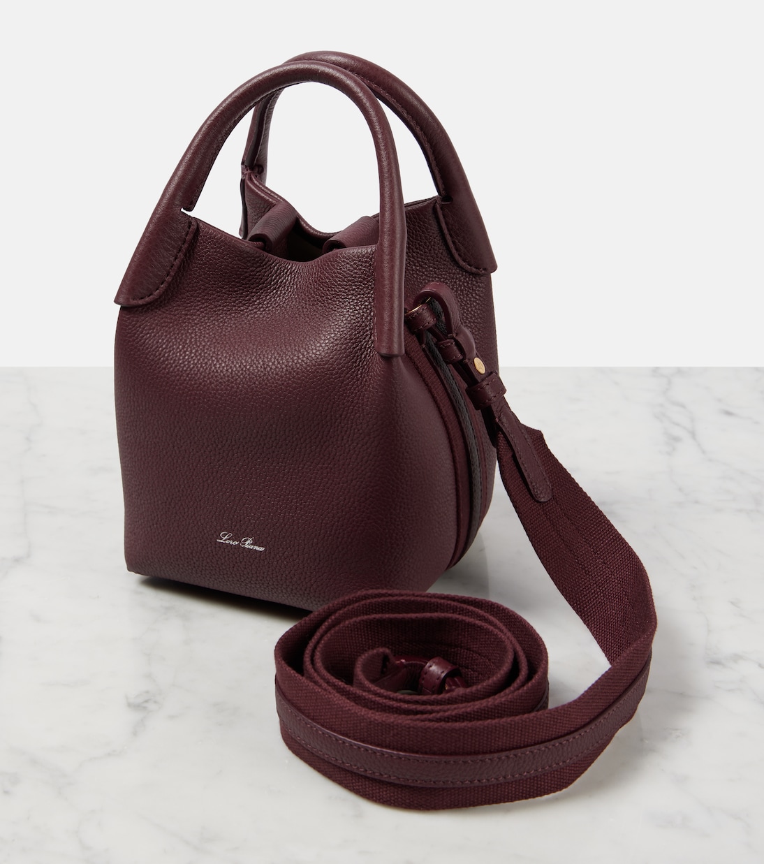 Bale Mini leather shoulder bag | Loro Piana