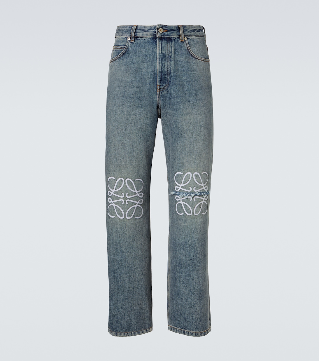 Jean ample Anagram brodé  | Loewe