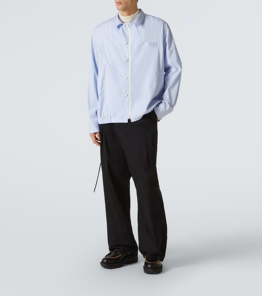 Giacca in cotone a righe | Sacai