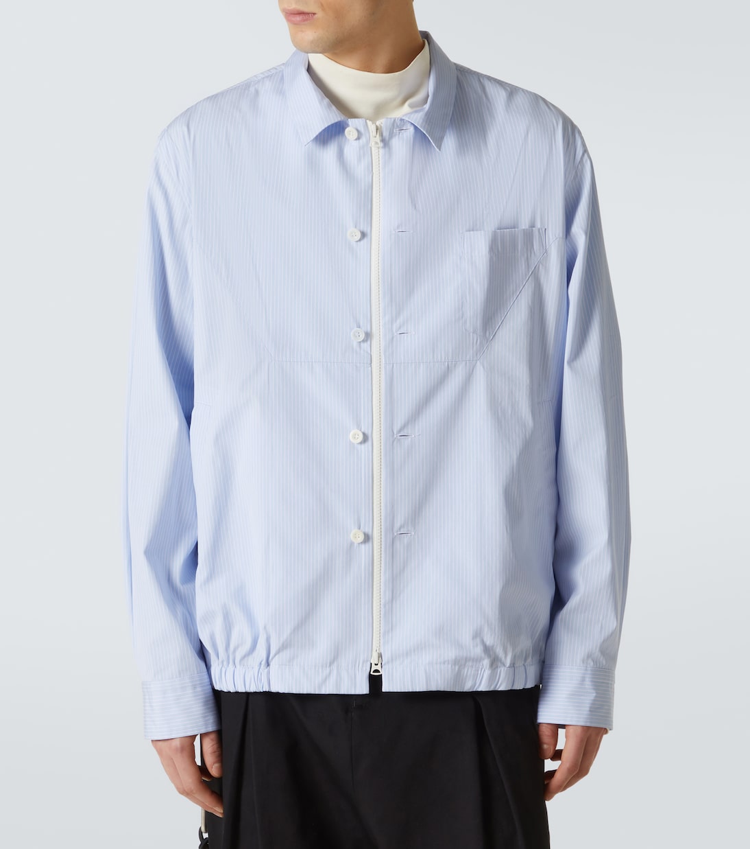 Giacca in cotone a righe | Sacai