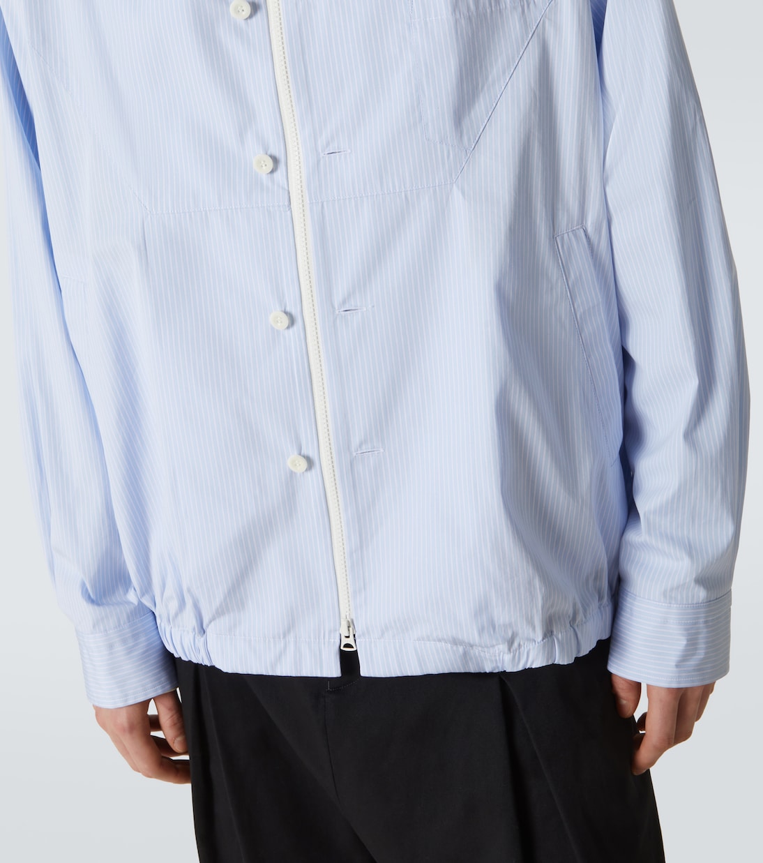 Giacca in cotone a righe | Sacai