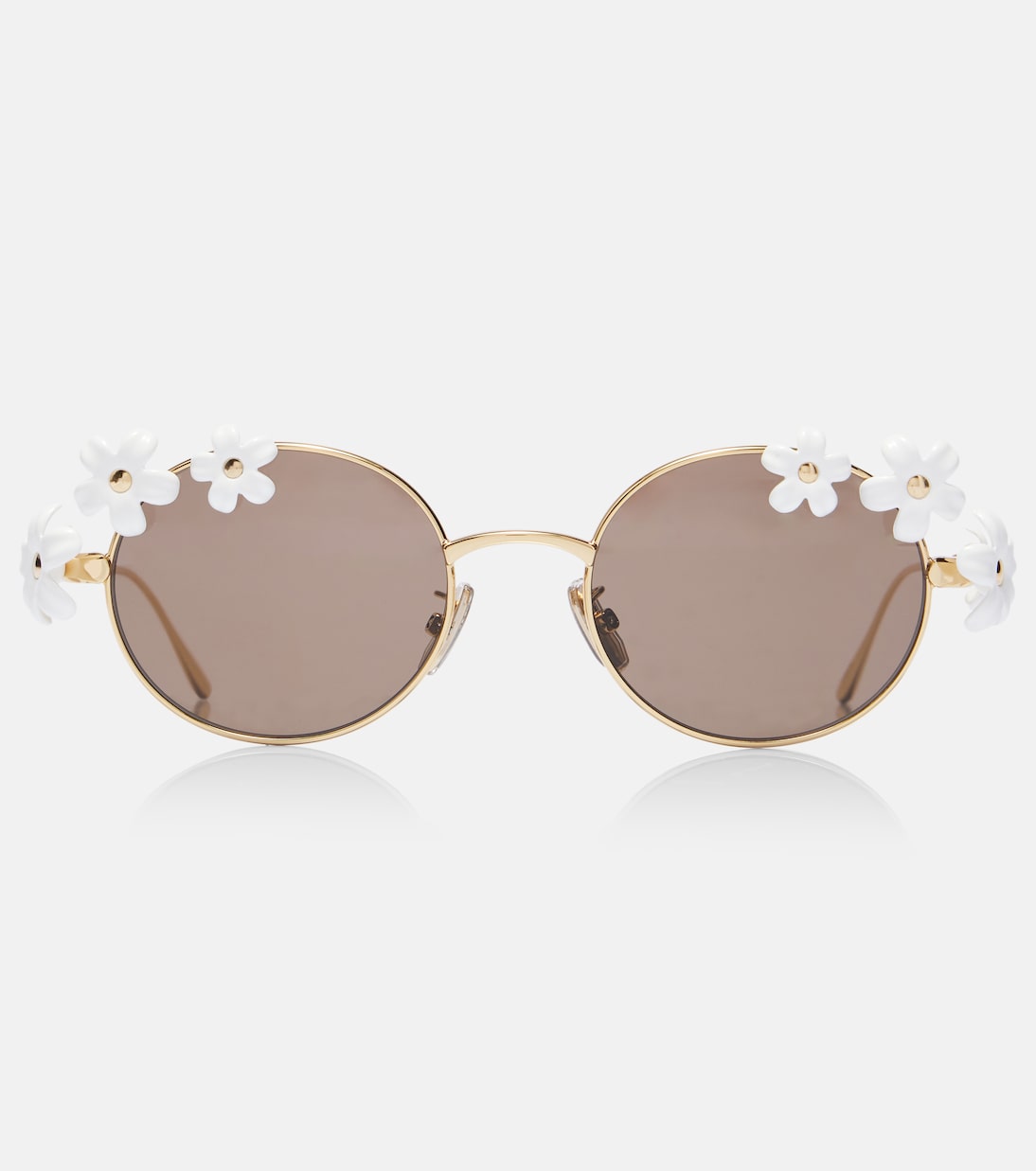 Lunettes de soleil Signature rondes à fleurs | Loewe