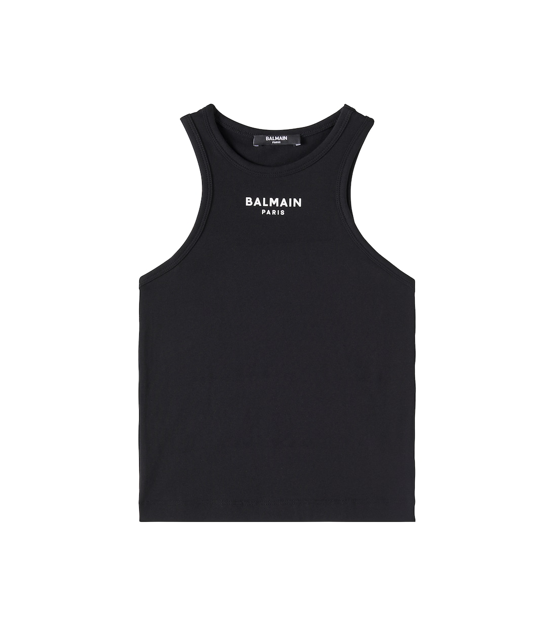 Top in misto cotone con logo | Balmain Kids