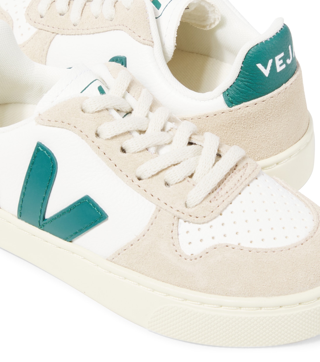 V-10 laces leather sneakers | Veja Kids