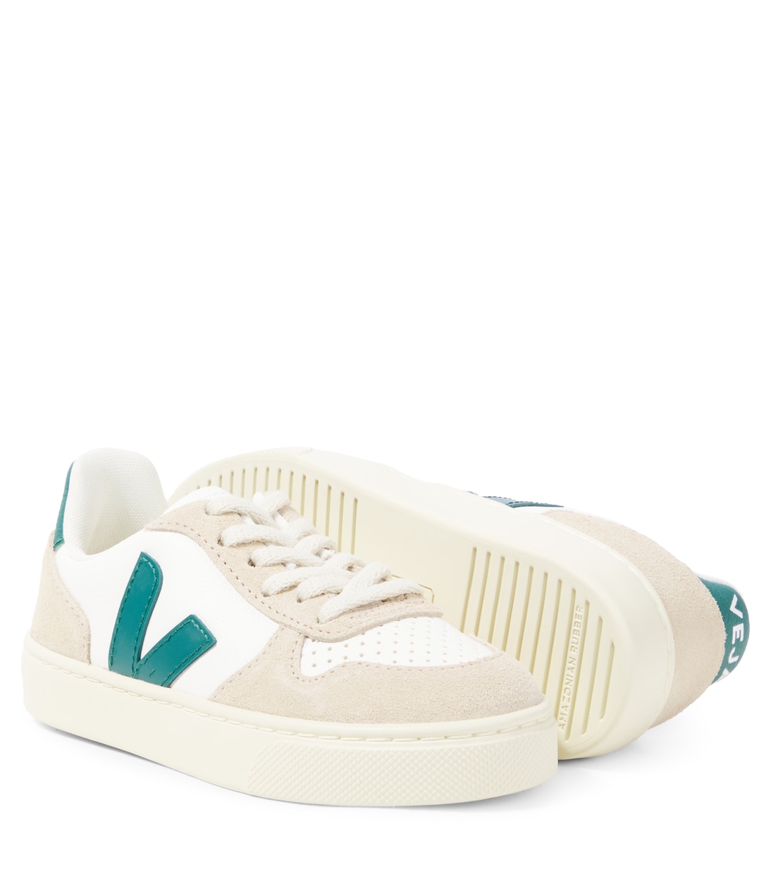 V-10 laces leather sneakers | Veja Kids