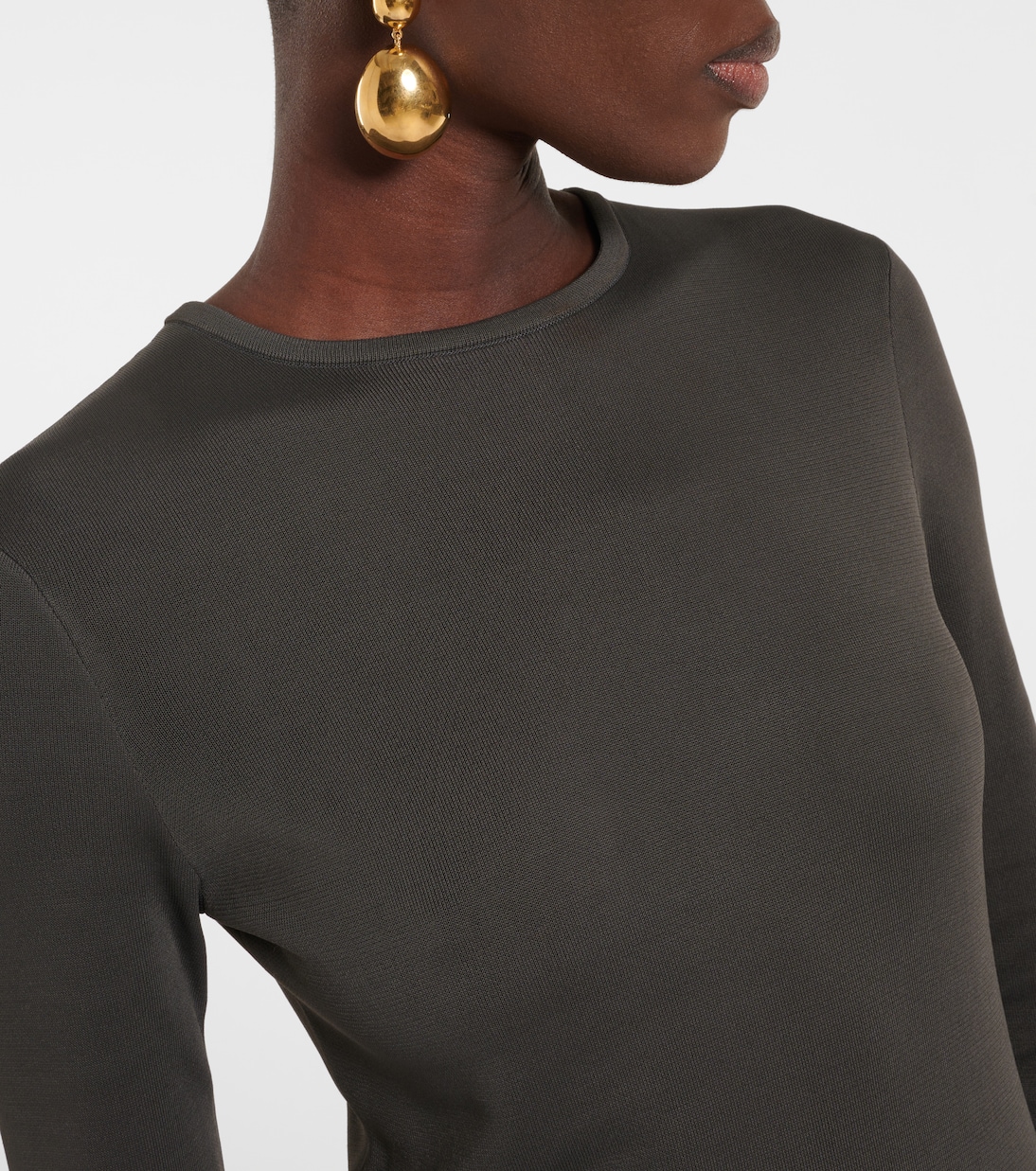 Abito lungo Scudder in maglia | Fforme