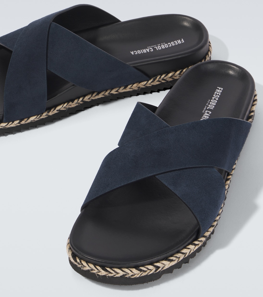 Sandalen Breno aus Veloursleder | Frescobol Carioca