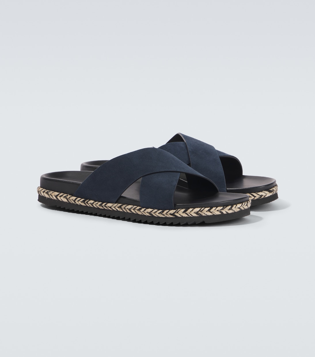 Sandalen Breno aus Veloursleder | Frescobol Carioca