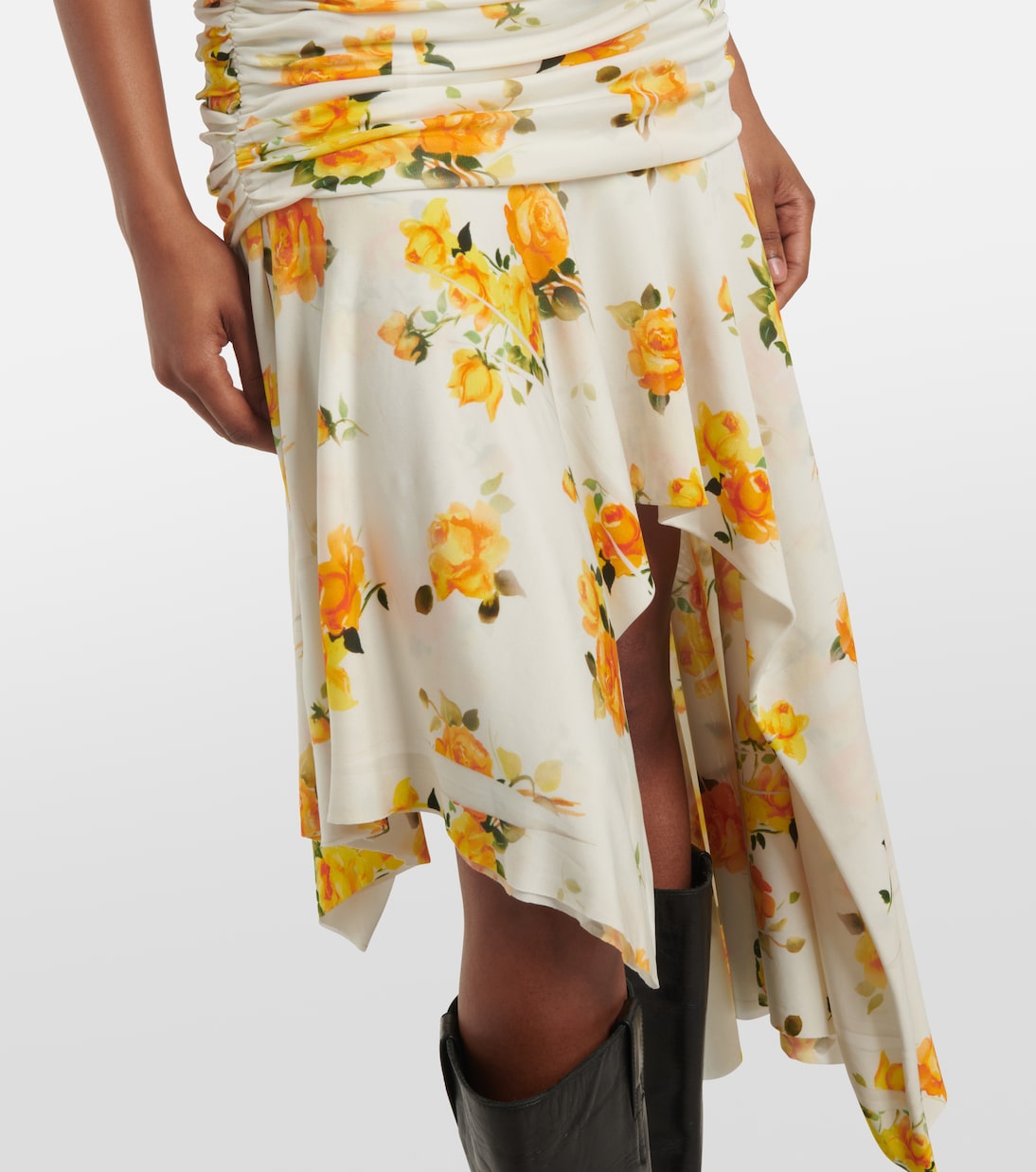 Abito midi asimmetrico Dikata | Acne Studios