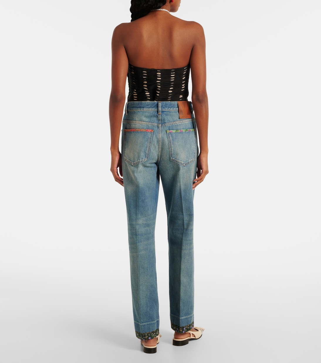 Jeans regular a vita alta | Valentino