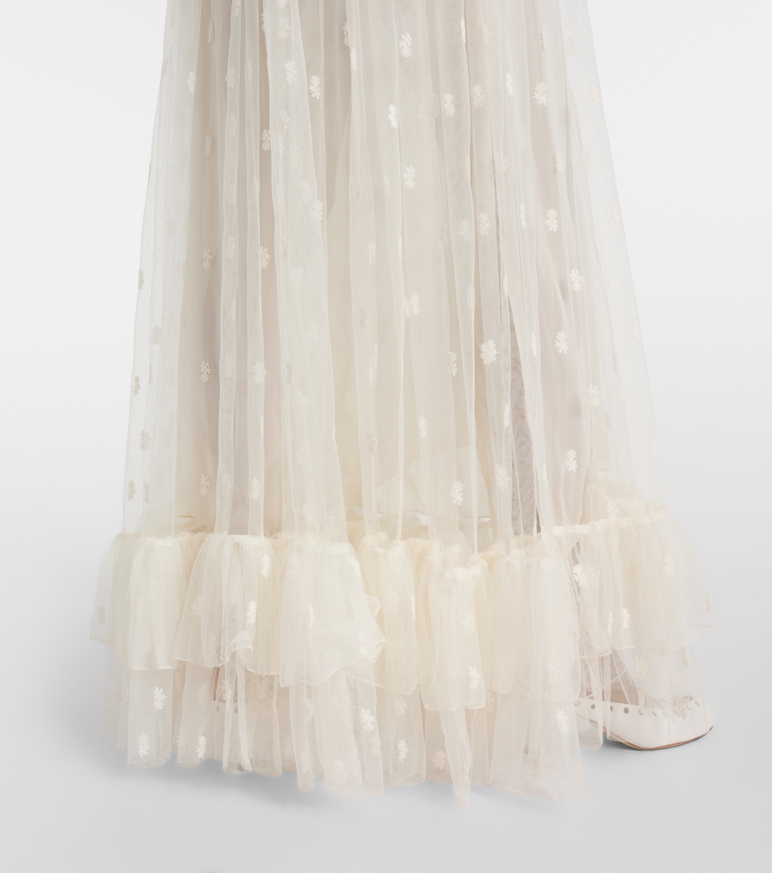 Besticktes Maxikleid aus Spitze | Chloé