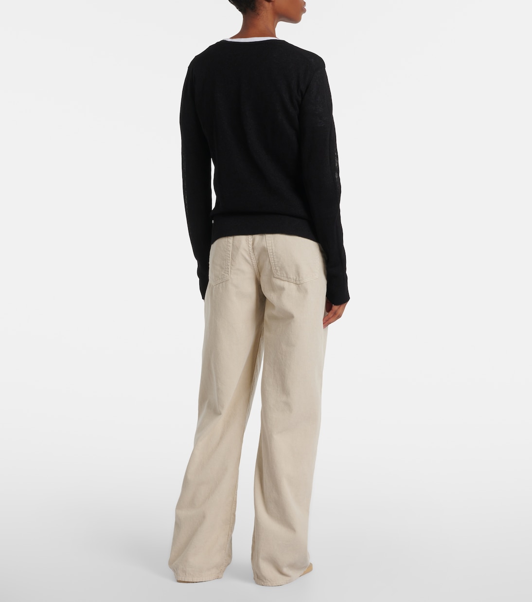 Cardigan Jheel in misto lino e cotone | The Row