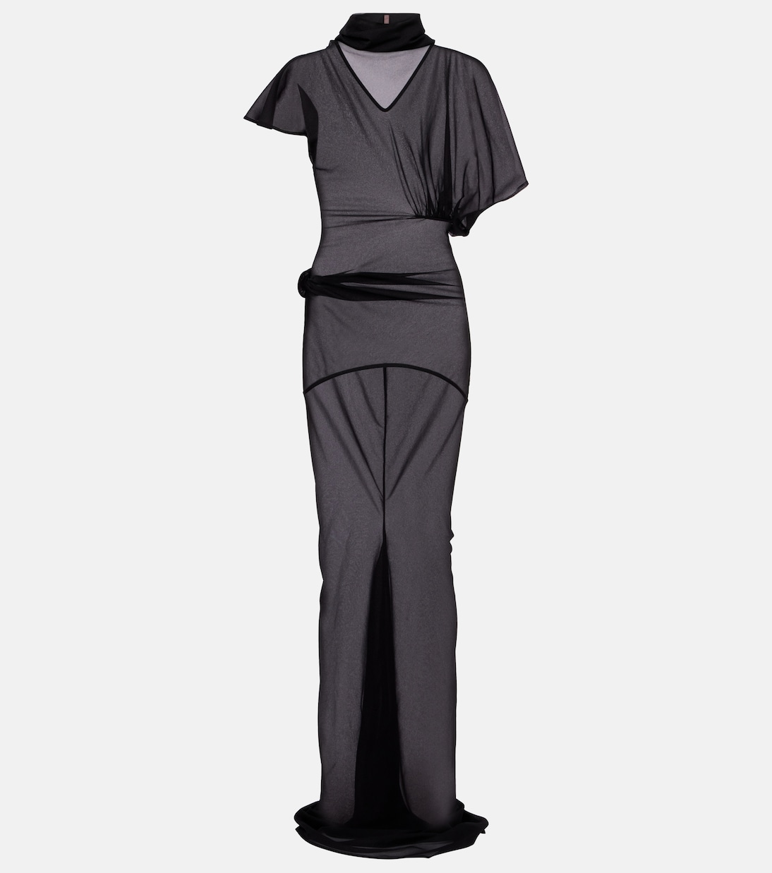Lilith sheer organza jersey gown | Rick Owens