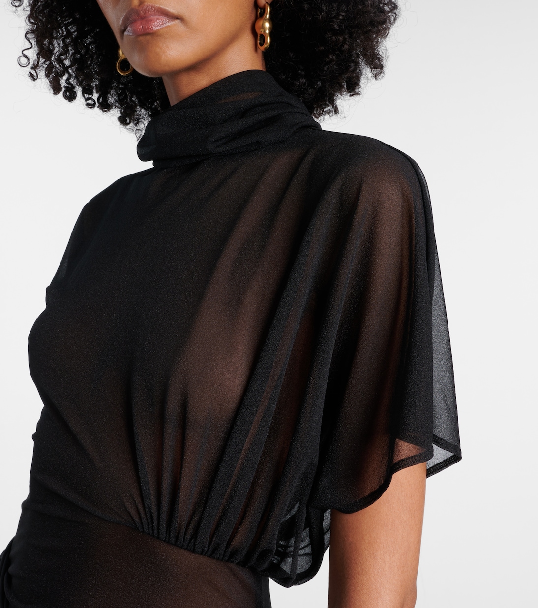 Lilith sheer organza jersey gown | Rick Owens