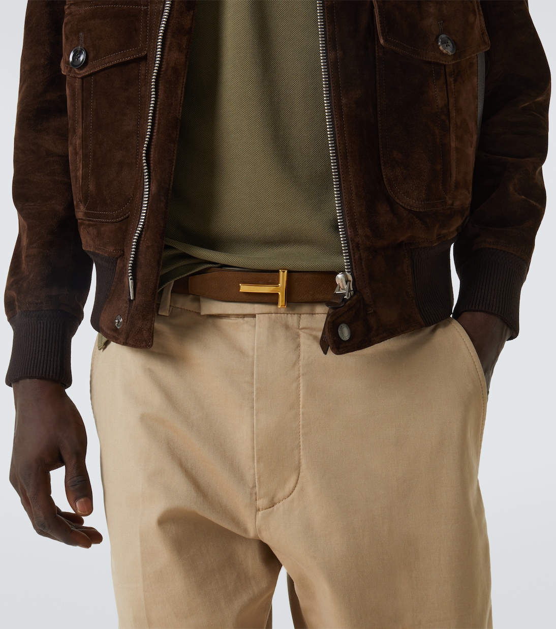 T Icon reversible leather belt | Tom Ford