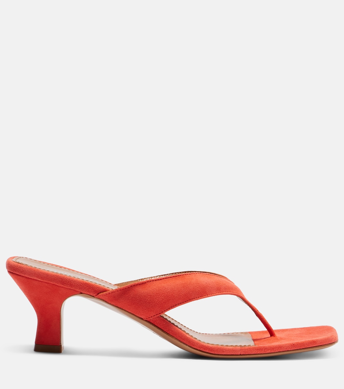 Portofino 55 suede thong sandals | Paris Texas