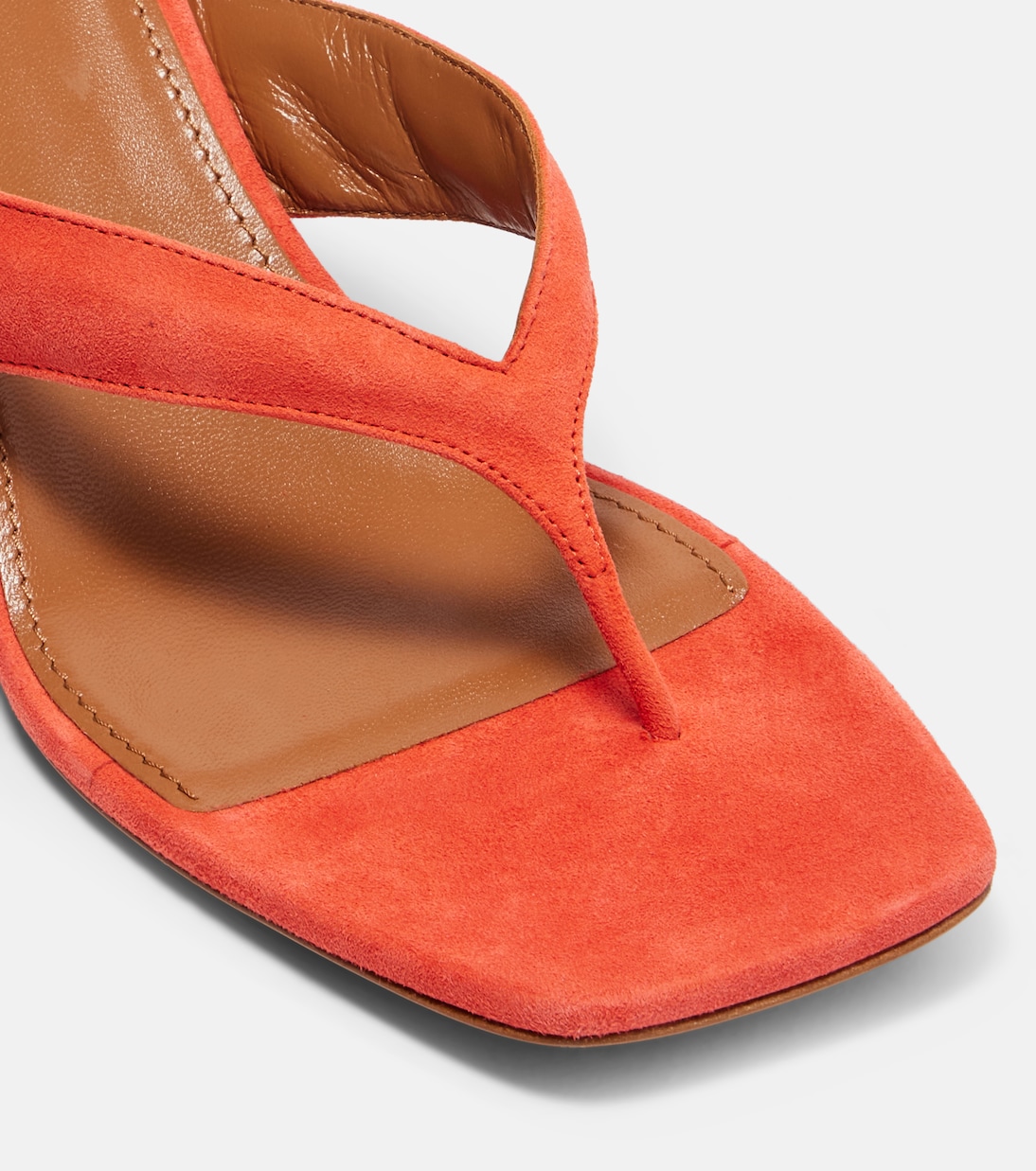 Portofino 55 suede thong sandals | Paris Texas