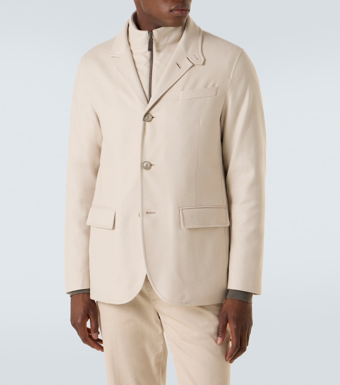 Blazer en soie et cachemire | Herno
