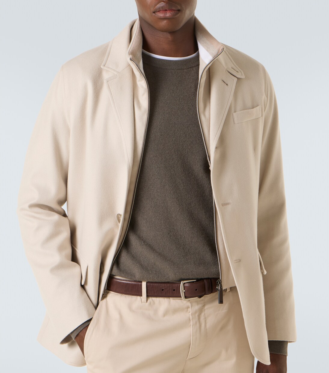 Blazer en soie et cachemire | Herno