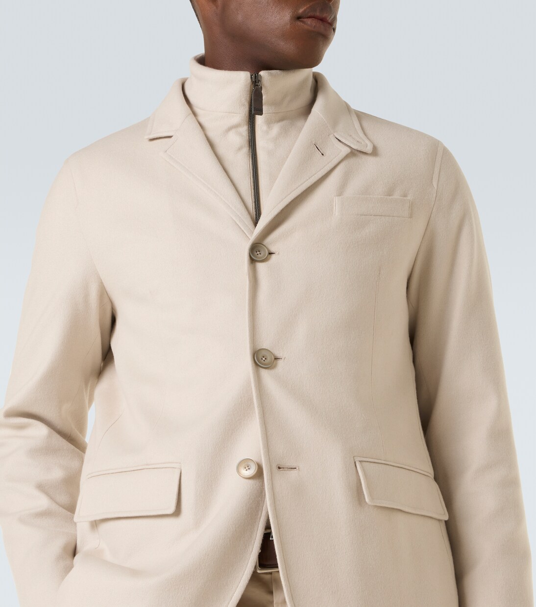Blazer en soie et cachemire | Herno