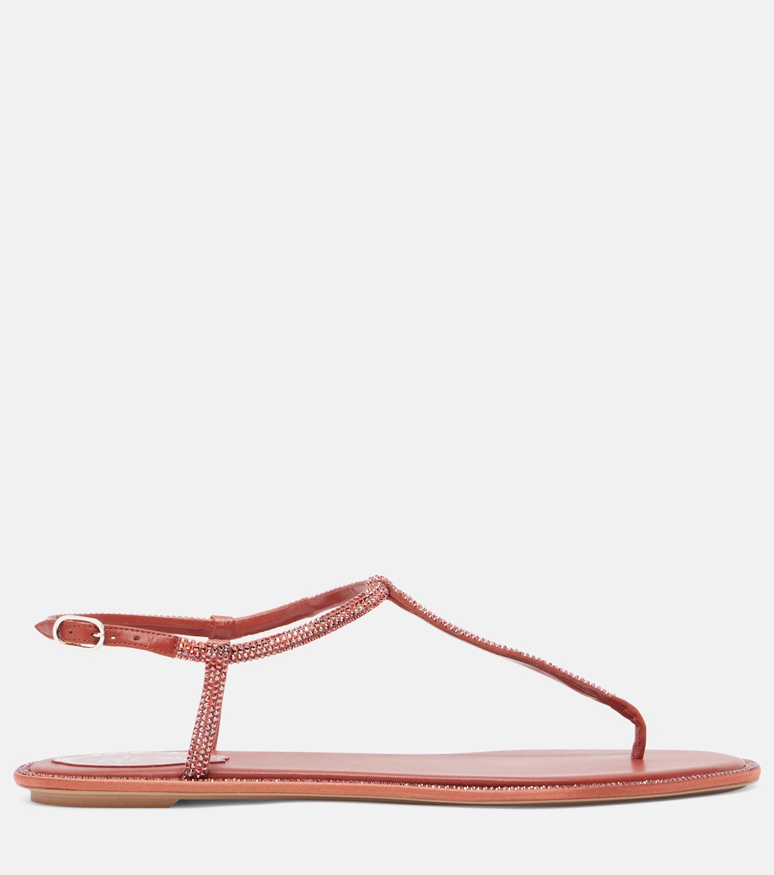 Sandalen Diana aus Satin mit Kristallen | Rene Caovilla